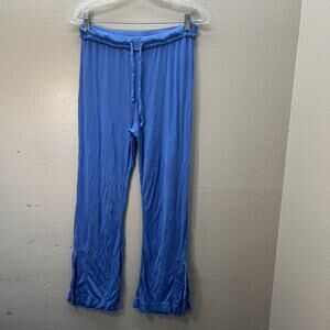 Urban Outfitters Out From Under Ribbed Flare Lounge Pants Drawstring Side Slit M